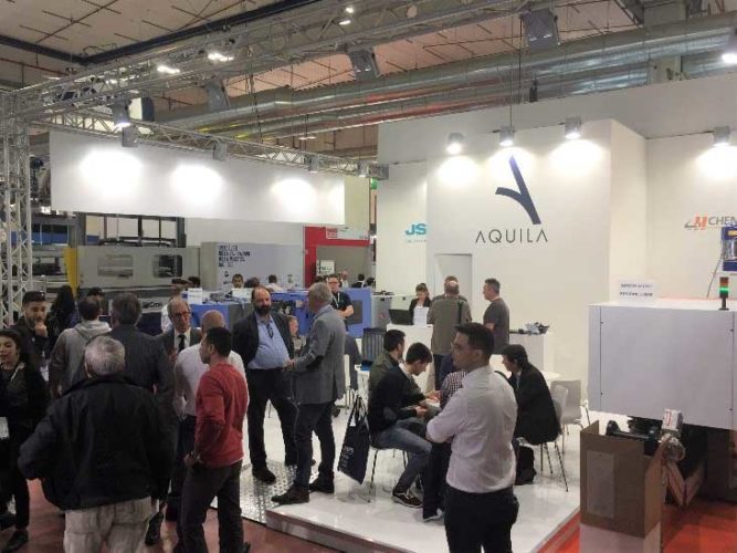 AQUILA SERVICE team attended MECSPE in the city of Parma, located in the middle of northern Italy.