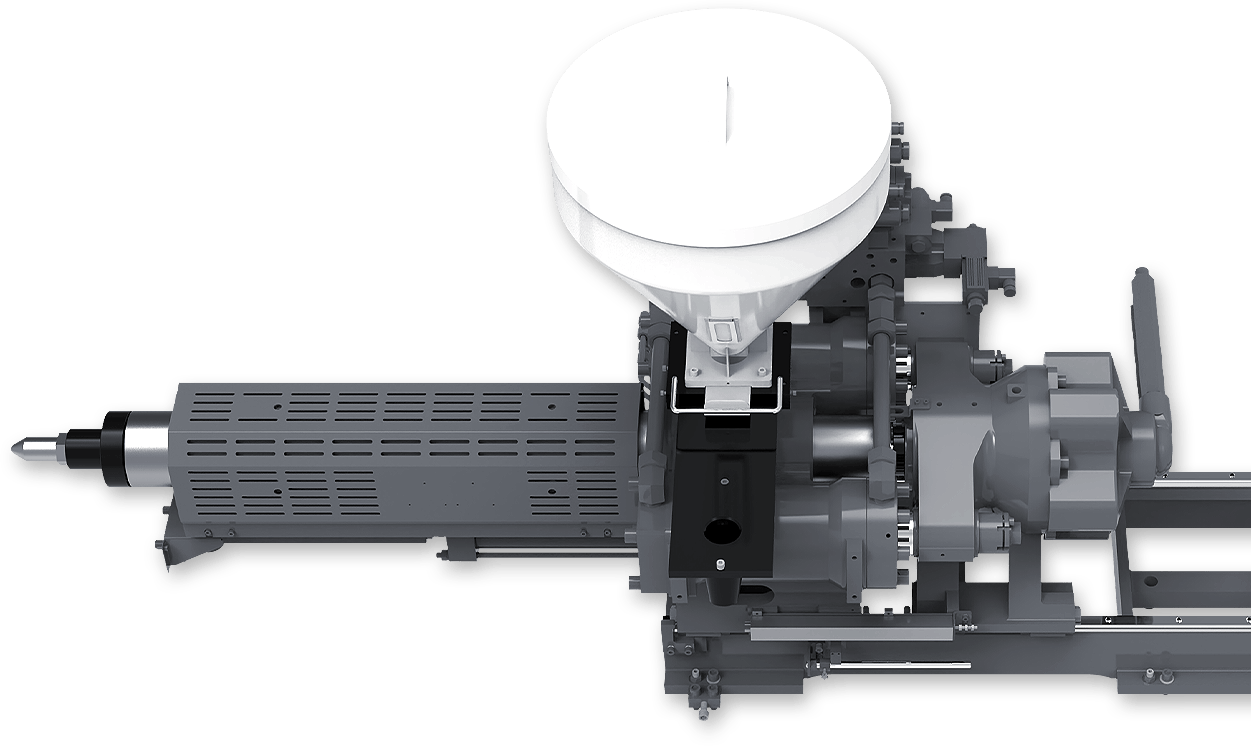 Balanced Dual Injection Carriage Cylinders