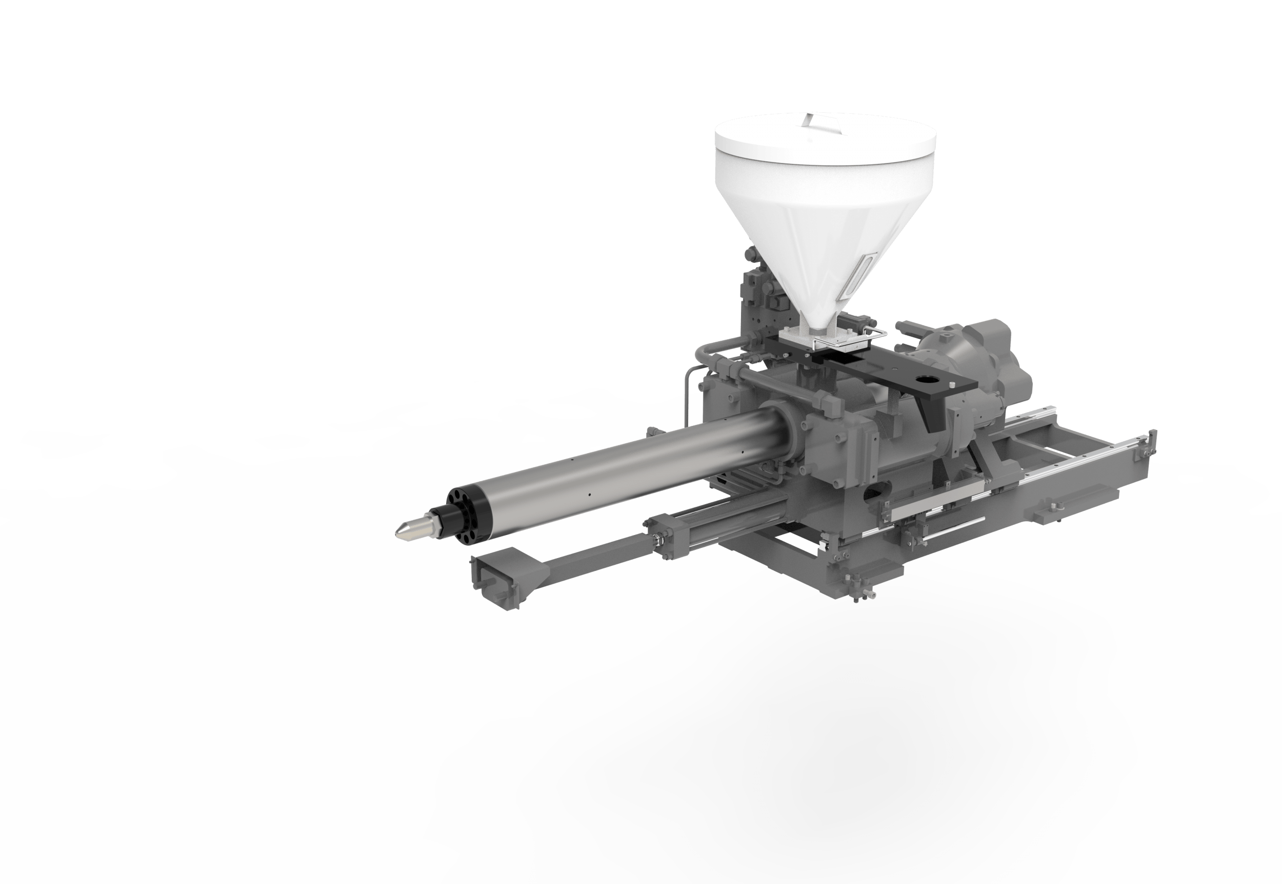 Barrel inlet zone heat preservation
