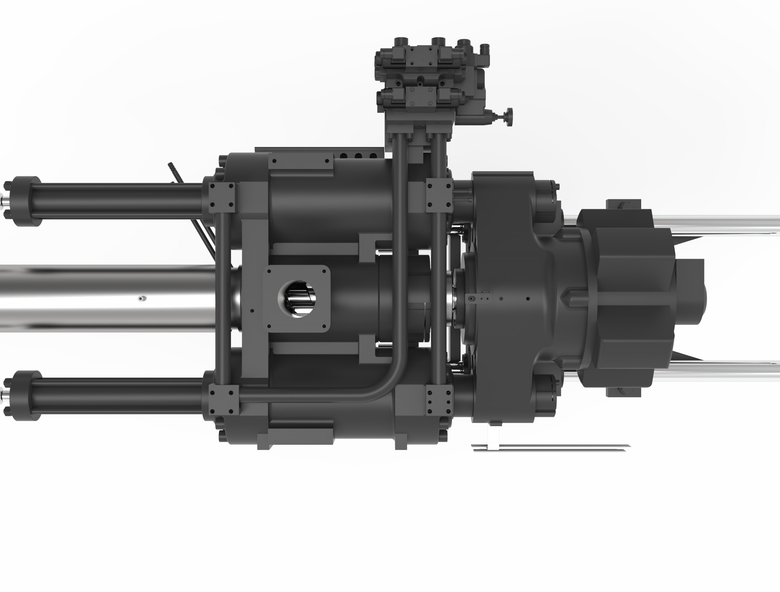 PET feeding throat design