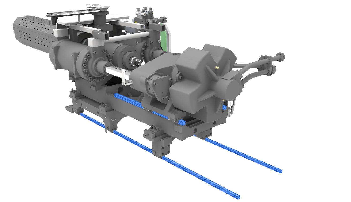 Balanced Dual Injection Carriage Cylinders